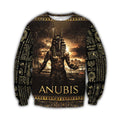Ancient Egypt Anubis 3D All Over Printed Clothes Hoodie MP030305-Apparel-MP-Sweatshirts-S-Vibe Cosy™