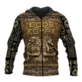 Gods Of Egyt 3D All Over Printed Clothes Hoodie MP030306-Apparel-MP-Zipped Hoodie-S-Vibe Cosy™