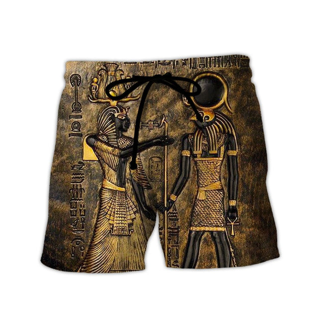 Ancient Egypt Wallpaper 3d All Over Printed Hoodie MP030307-Apparel-MP-Shorts-S-Vibe Cosy™