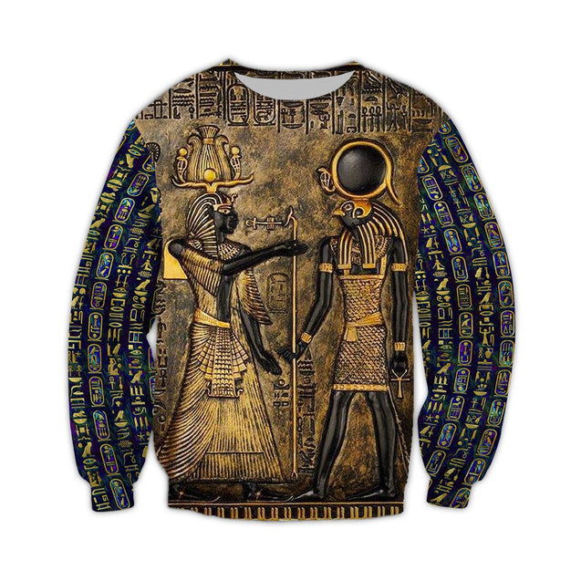 Ancient Egypt Wallpaper 3d All Over Printed Hoodie MP030307-Apparel-MP-Sweatshirts-S-Vibe Cosy™