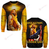 One Nation Under God Jesus Cross Yellow 3D All Over Printed Shirt MP030401-Apparel-MP-Sweatshirt-S-Vibe Cosy™