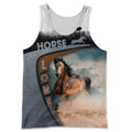 Love Horse 3D All Over Printed Shirt Hoodie For Men And Women TA041310-Apparel-TA-Tank Top-S-Vibe Cosy™