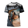 Love Horse 3D All Over Printed Shirt Hoodie For Men And Women TA041310-Apparel-TA-T-Shirt-S-Vibe Cosy™