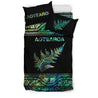 Aoteatoa New Zealand Maori Bedding Set Silver Fern - Paua Shell MP07072003