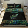 Aoteatoa New Zealand Maori Bedding Set Silver Fern - Paua Shell MP07072003