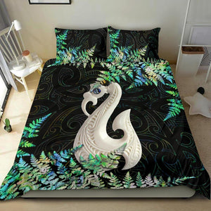 Aotearoa Bedding Set Manaia Silver Fern Paua Shell MP11072005