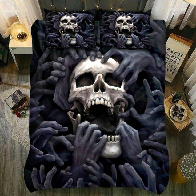 Skull Hands From Hell Bedding Set MP12082007