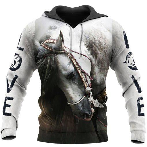 Beautiful Horse 3D All Over Printed Shirts For Men And Women MP130406-Apparel-MP-Hoodie-S-Vibe Cosy™