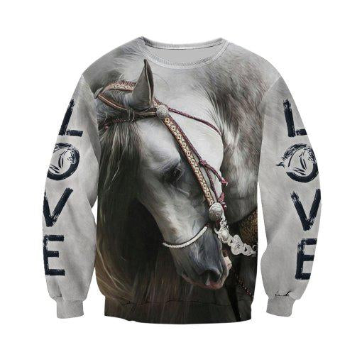 Beautiful Horse 3D All Over Printed Shirts For Men And Women MP130406-Apparel-MP-Sweatshirts-S-Vibe Cosy™