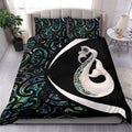 New Zealand Maori Manaia Paua Shell Bedding Set - Circle Style MP15072002