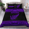 Aoteatoa New Zealand Maori Bedding Set Silver Fern - Paua Shell MP16072001