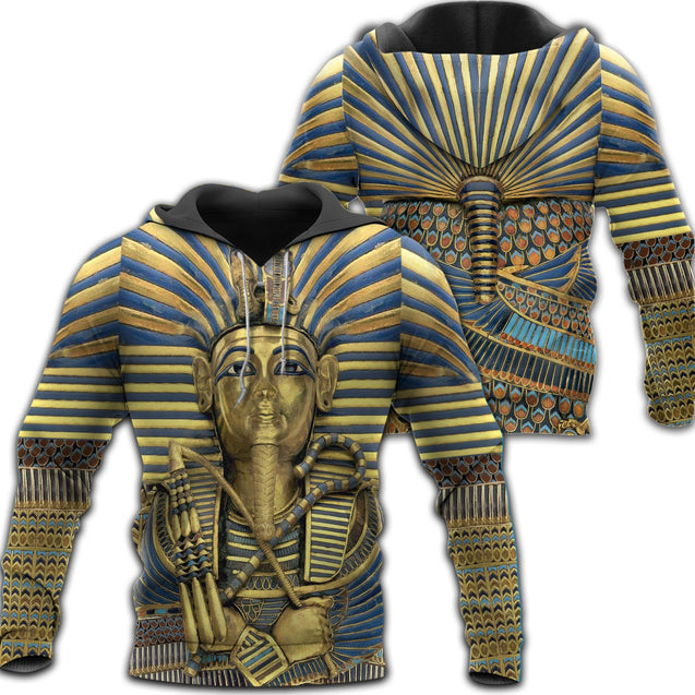 Ancient Egypt Tutankhamun 3D All Over Printed Shirt Hoodie For Men And Women MP18021-Apparel-MP-Hoodie-S-Vibe Cosy™