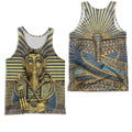 Ancient Egypt Tutankhamun 3D All Over Printed Shirt Hoodie For Men And Women MP18021-Apparel-MP-Tank Top-S-Vibe Cosy™