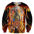 Brave Firefighter 3D All Over Printed Hoodie Shirt MP200306-MP-Sweatshirt-S-Vibe Cosy™