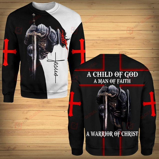 Knight God Jesus 3D All Over Printed Shirt Hoodie For Men And Women MP240304 - Amaze Style™-Apparel