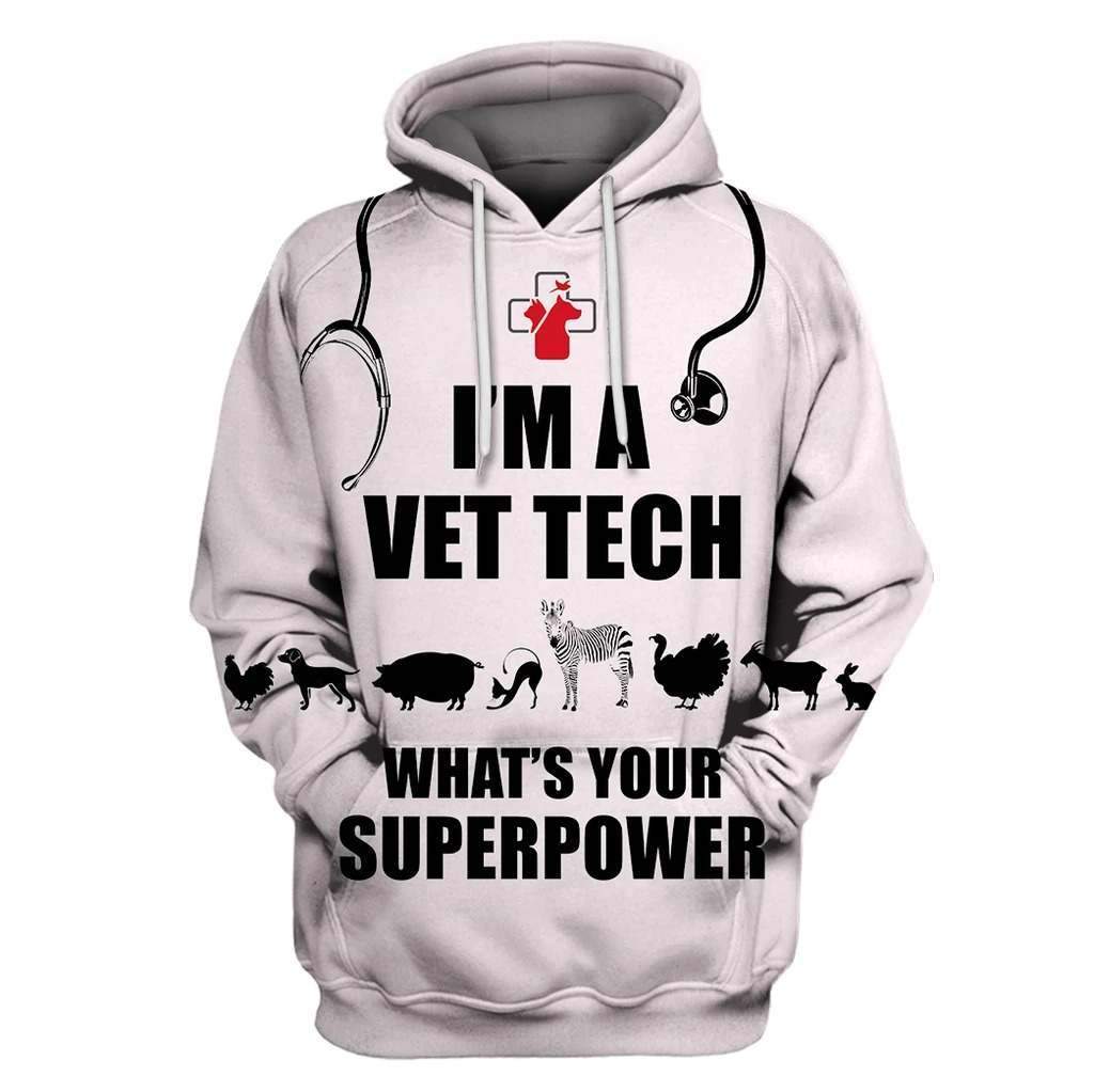 Vet Tech 3D All Over Printed Shirt Hoodie For Men And Women MP240305-Apparel-MP-Hoodie-S-Vibe Cosy™