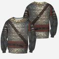 3D All Over Printed Chainmail Knight Medieval Armor Tops MP250201-Apparel-MP-Sweatshirts-S-Vibe Cosy™