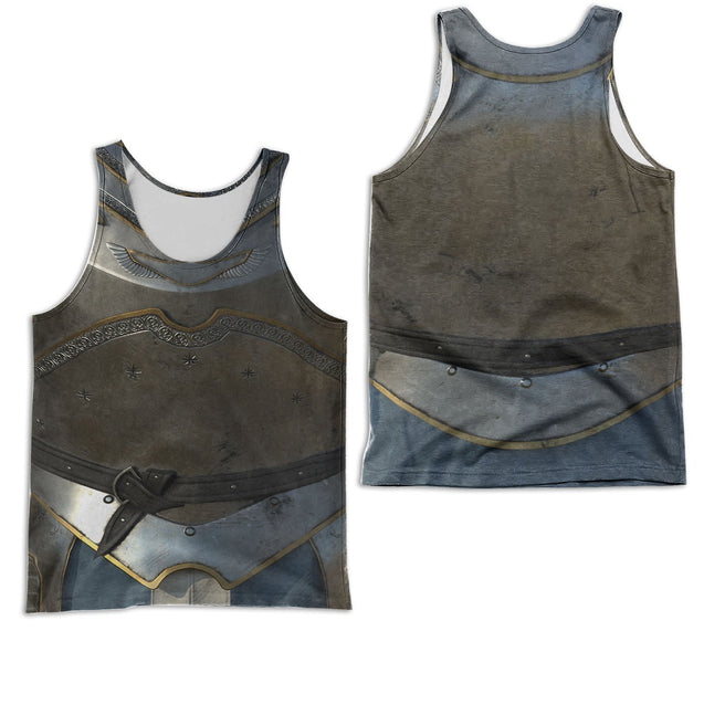 3D All Over Printed Chainmail Knight Medieval Armor Tops MP250202-Apparel-MP-Tank Top-S-Vibe Cosy™