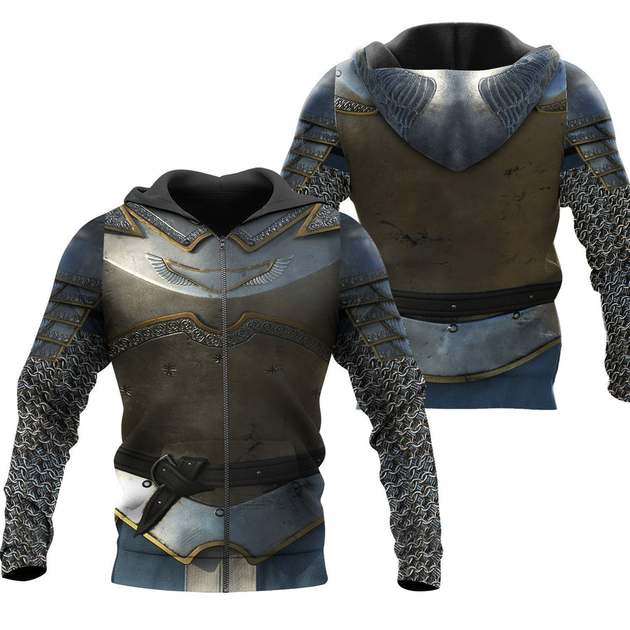 3D All Over Printed Chainmail Knight Medieval Armor Tops MP250202-Apparel-MP-Hoodie-S-Vibe Cosy™