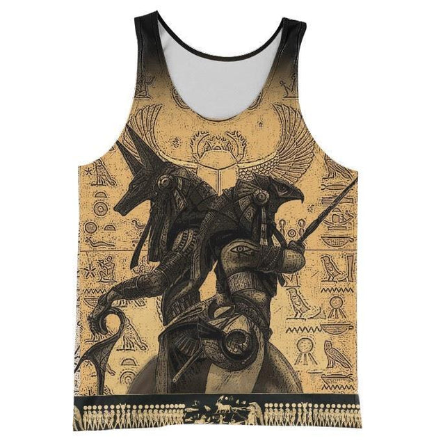 Anubis Ancient Egypt 3D All Over Printed Hoodie Clothes MP250203-Apparel-MP-Tank Top-S-Vibe Cosy™