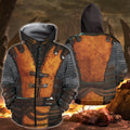 Printed Hoodie Shirts Scorpion Armor Tops MP260202-Apparel-P-zip-up hoodie-S-Vibe Cosy™