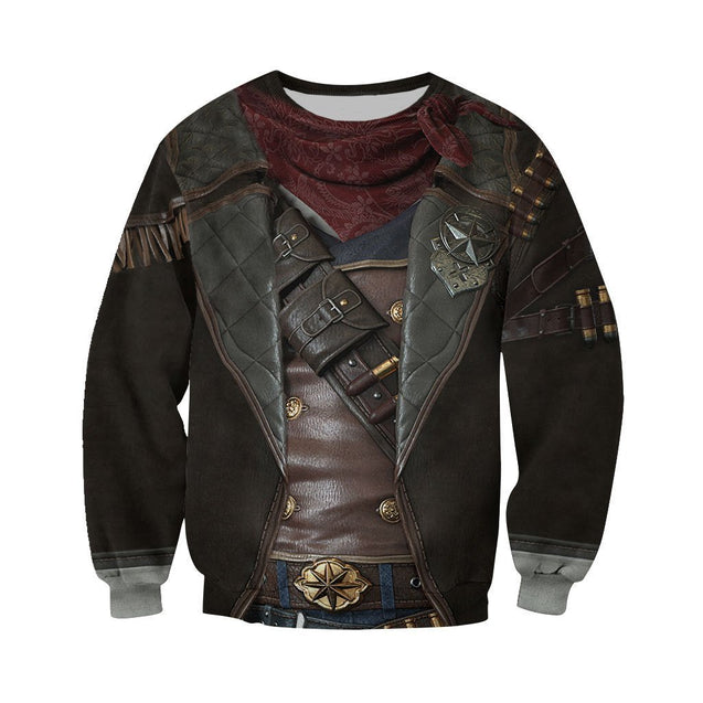 3D All Over Printed Cowboy Armor Hoodie Shirts MP260203-Apparel-MP-Sweatshirt-S-Vibe Cosy™