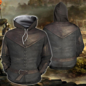 3D PrintedKnight Armor Tops Hoodie Shirts MP260205-Apparel-MP-Hoodie-S-Vibe Cosy™