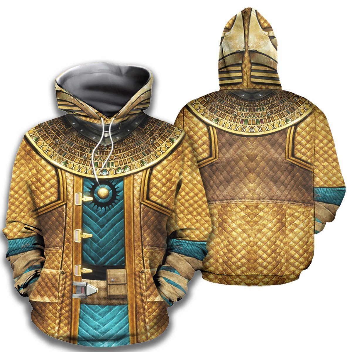 3D All Over Printed Pharaoh Armor Shirts Hoodie MP260206-Apparel-MP-Hoodie-S-Vibe Cosy™