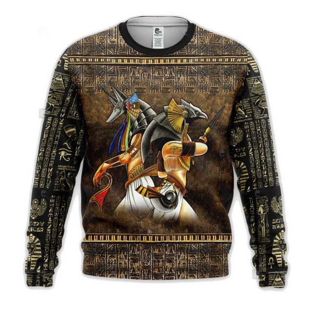 3D All Over Printed Anubis Egypt Hoodie Clothes MP260301-Apparel-MP-Sweatshirts-S-Vibe Cosy™