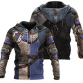 Knight Armor 3D All Over Printed Shirts for Men and Women MP280202-Apparel-P-Hoodie-S-Vibe Cosy™