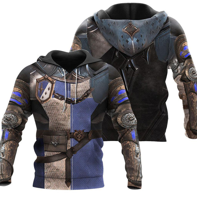 Knight Armor 3D All Over Printed Shirts for Men and Women MP280202-Apparel-P-Hoodie-S-Vibe Cosy™