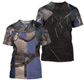Knight Armor 3D All Over Printed Shirts for Men and Women MP280202-Apparel-P-T-shirt-S-Vibe Cosy™