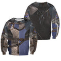 Knight Armor 3D All Over Printed Shirts for Men and Women MP280202-Apparel-P-Sweater-S-Vibe Cosy™