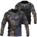 Knight Armor 3D All Over Printed Shirts for Men and Women MP280202-Apparel-P-Zip hoodie-S-Vibe Cosy™