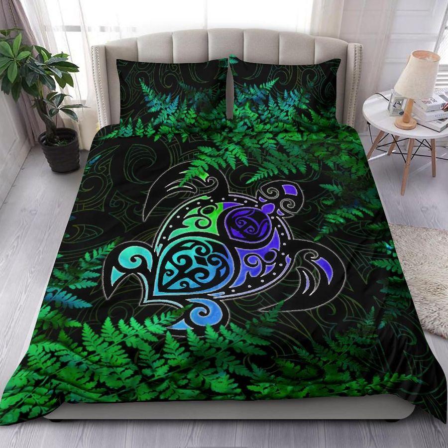 Maori Turtle Bedding Set Silver Paua Shell MP31072001