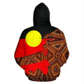 Aboriginal Flag And Pattern 3D All Over Printed Hoodie MP514-Apparel-MP-Hoodie-S-Vibe Cosy™