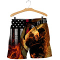 US FIREFIGHTER 3D ALL OVER PRINTED SHIRTS MP792-Apparel-MP-Shorts-S-Vibe Cosy™