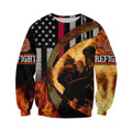 US FIREFIGHTER 3D ALL OVER PRINTED SHIRTS MP792-Apparel-MP-sweatshirt-S-Vibe Cosy™