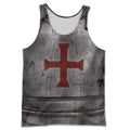 Knight Templar 3D All Over Printed Hoodie Chainmail MP825-Apparel-MP-Tanktop-S-Vibe Cosy™
