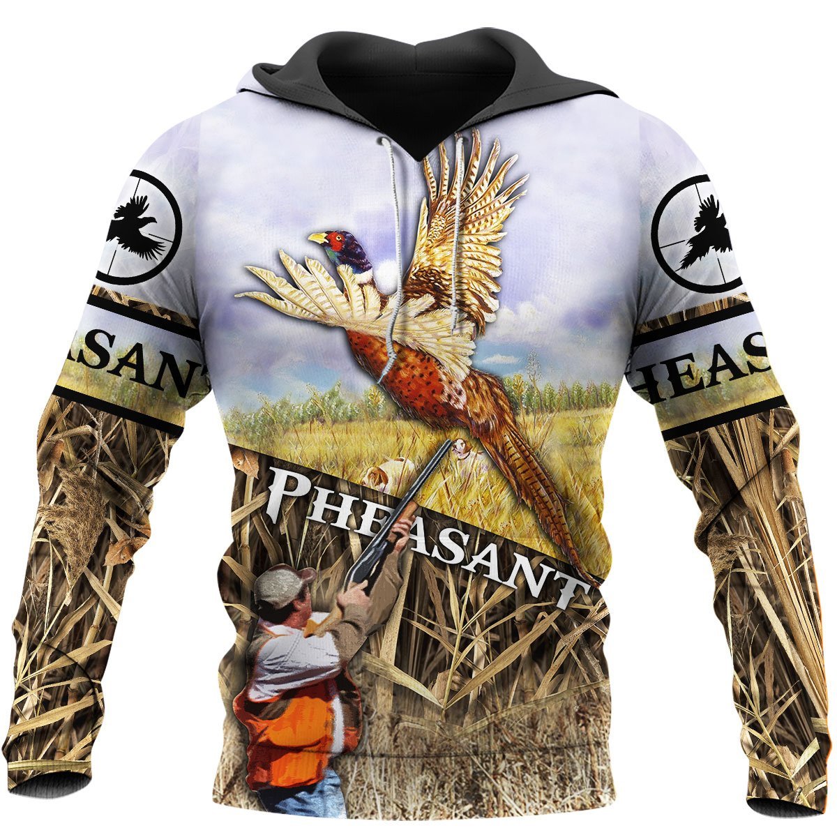 Pheasant hunting 3D printed shirts-Apparel-TT-Hoodie-S-Vibe Cosy™