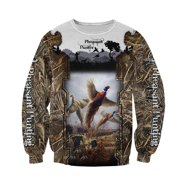 Pheasant Hunting 3D All Over Printed Shirts MP915-Apparel-MP-Sweatshirts-S-Vibe Cosy™