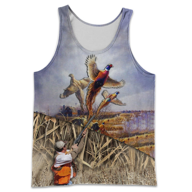 Pheasant hunting 3D Printed Shirts-Apparel-TT-Hoodie-S-Vibe Cosy™