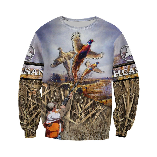 Pheasant hunting 3D Printed Shirts-Apparel-TT-Sweatshirts-S-Vibe Cosy™