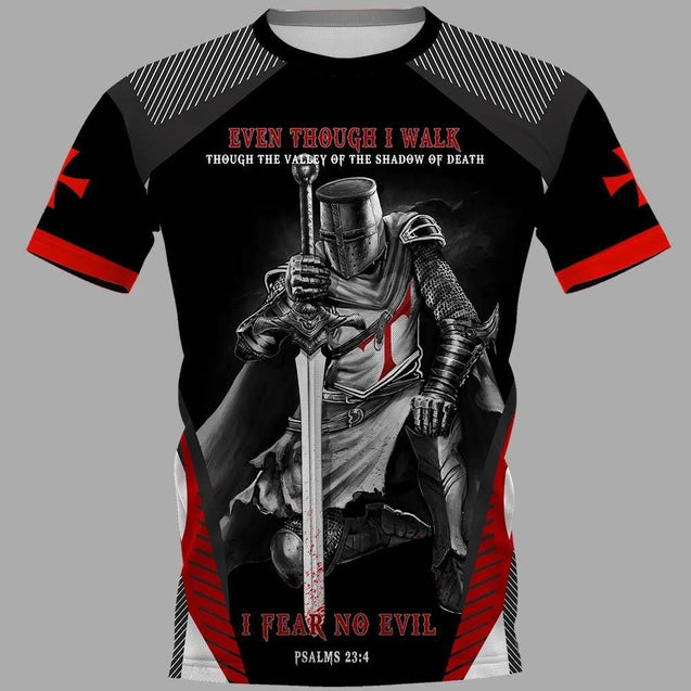 Knight Templar 3D All Over Printed Shirts MP924 - Amaze Style™-Apparel