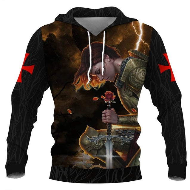 KNIGHT TEMPLAR 3D ALL OVER PRINTED SHIRTS MP932-Apparel-MP-Hoodie-S-Vibe Cosy™