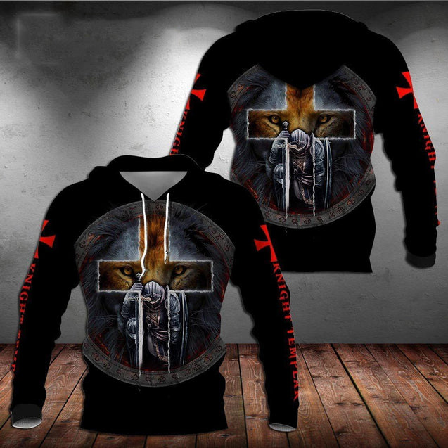 KNIGHT TEMPLAR 3D ALL OVER PRINTED SHIRTS MP934-Apparel-MP-Hoodie-S-Vibe Cosy™