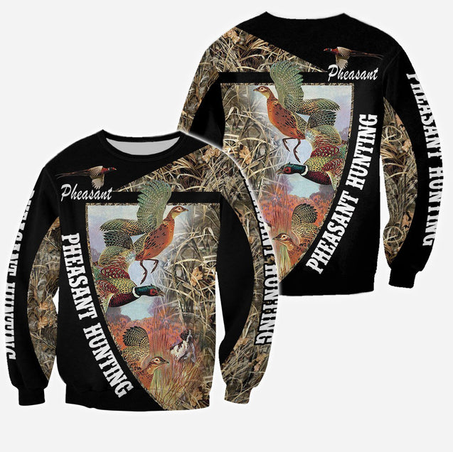 Pheasant Hunting 3D All Over Printed Shirts For Men And Women MP984-Apparel-MP-Sweatshirts-S-Vibe Cosy™