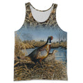 Pheasant Hunting 3D All Over Printed Shirts Hoodie For Men And Women MP988-Apparel-MP-Tank Top-S-Vibe Cosy™