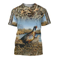 Pheasant Hunting 3D All Over Printed Shirts Hoodie For Men And Women MP988-Apparel-MP-T-Shirt-S-Vibe Cosy™