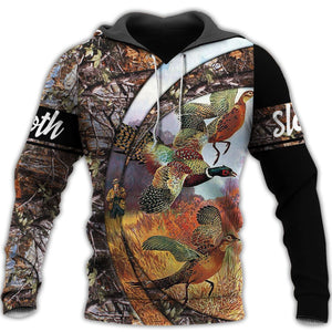 Pheasant Hunting 3D All Over Printed Shirts Hoodie For Men And Women MP989-Apparel-MP-Hoodie-S-Vibe Cosy™